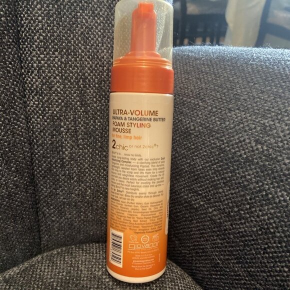 NEW! Giovanni 2Chic Ultra Volume Foam Styling Mousse Ultra Volume 7oz - Picture 1 of 2